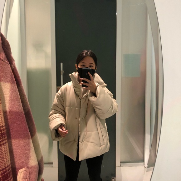 NANUSHKA VEGAN LEATHER PUFFER JACKET XS - Picture 4 of 8